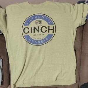 Cinch Men's Light Green Authentic Tee